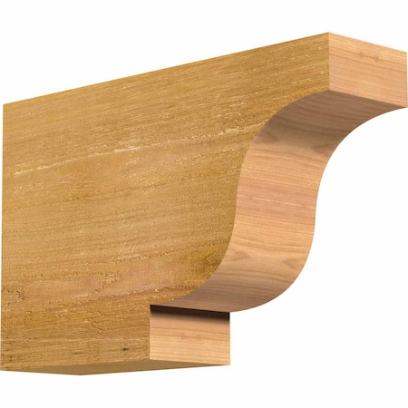 Ekena Millwork Newport Rough Sawn Rafter Tail, Western Red Cedar, 4"W x 10"H x 16"L RFT04X10X16NEW00RWR